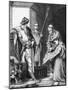 Charlemagne and Cathedral-null-Mounted Art Print