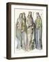 Charlemagne and Courtiers-null-Framed Art Print