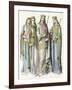 Charlemagne and Courtiers-null-Framed Art Print