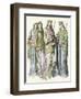 Charlemagne and Courtiers-null-Framed Art Print