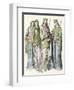 Charlemagne and Courtiers-null-Framed Art Print