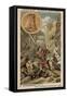 Charlemagne and the Death of Roland at Ronceveaux, 778-null-Framed Stretched Canvas