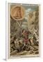 Charlemagne and the Death of Roland at Ronceveaux, 778-null-Framed Giclee Print