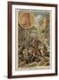 Charlemagne and the Death of Roland at Ronceveaux, 778-null-Framed Giclee Print