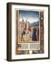 Charlemagne at the Construction of Aix La Chapelle, in 796-null-Framed Art Print