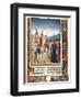 Charlemagne at the Construction of Aix La Chapelle, in 796-null-Framed Art Print