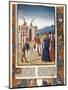 Charlemagne at the Construction of Aix La Chapelle, in 796-null-Mounted Art Print