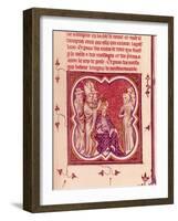 Charlemagne Crowned Emperor by Pope Leo III-null-Framed Giclee Print