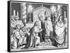 Charlemagne Crowned-Moritz Von Schwind-Framed Stretched Canvas