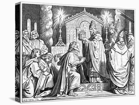 Charlemagne Crowned-Moritz Von Schwind-Stretched Canvas