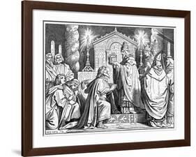 Charlemagne Crowned-Moritz Von Schwind-Framed Art Print