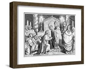 Charlemagne Crowned-Moritz Von Schwind-Framed Art Print