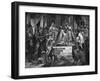 Charlemagne Crowned-null-Framed Art Print