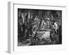 Charlemagne Crowned-null-Framed Art Print