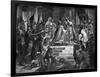 Charlemagne Crowned-null-Framed Art Print