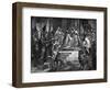 Charlemagne Crowned-null-Framed Art Print