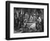 Charlemagne Crowned-null-Framed Art Print