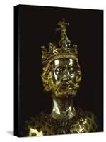 Charlemagne, Dating from around 1350, Aachen, Germany, Europe-Christina Gascoigne-Stretched Canvas