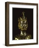 Charlemagne, Dating from around 1350, Aachen, Germany, Europe-Christina Gascoigne-Framed Photographic Print