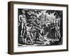 Charlemagne Fells Idols-null-Framed Art Print