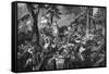 Charlemagne in Lombardy-Paul Delaroche-Framed Stretched Canvas