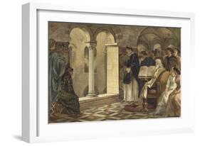 Charlemagne in the Chapel of the Valkhof, Nijmegen-Willem II Steelink-Framed Giclee Print