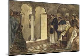 Charlemagne in the Chapel of the Valkhof, Nijmegen-Willem II Steelink-Mounted Giclee Print