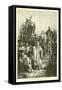 Charlemagne Inflicting Baptism Upon the Saxons-null-Framed Stretched Canvas