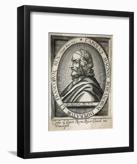 Charlemagne, King and Emperor-null-Framed Art Print