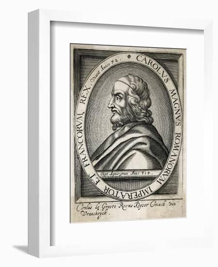 Charlemagne, King and Emperor-null-Framed Art Print