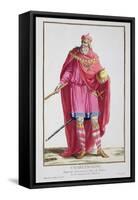 Charlemagne, King of the Franks, (1780)-Pierre Duflos-Framed Stretched Canvas