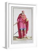 Charlemagne, King of the Franks, (1780)-Pierre Duflos-Framed Giclee Print