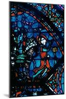 Charlemagne prays, stained glass, Chartres Cathedral, France, c1225. Artist: Unknown-Unknown-Mounted Giclee Print