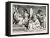 Charlemagne Receiving Ambassadors from Haroun Al Raschid-null-Framed Stretched Canvas