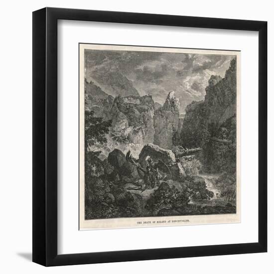 Charlemagne Roncesvalles-null-Framed Art Print