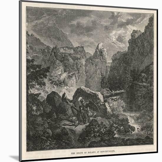 Charlemagne Roncesvalles-null-Mounted Art Print