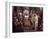 Charlemagne Surrounded by His Principal Officers by Jules Laure-null-Framed Photographic Print