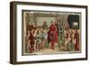 Charlemagne Visiting a School-null-Framed Giclee Print