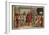 Charlemagne Visiting a School-null-Framed Giclee Print