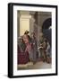 Charlemagne Visiting a School-null-Framed Giclee Print