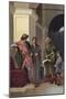 Charlemagne Visiting a School-null-Mounted Giclee Print