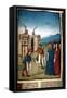 Charlemagne Visiting the Construction Works of Aix La Chapelle, in 796-null-Framed Stretched Canvas