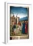 Charlemagne Visiting the Construction Works of Aix La Chapelle, in 796-null-Framed Giclee Print