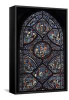 Charlemagne Window, Cathedral of Chartres, France, C1225-null-Framed Stretched Canvas