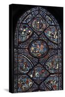 Charlemagne Window, Cathedral of Chartres, France, C1225-null-Stretched Canvas