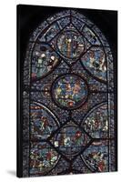 Charlemagne Window, Cathedral of Chartres, France, C1225-null-Stretched Canvas