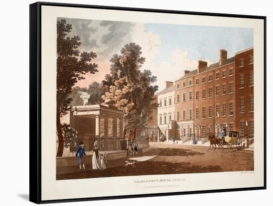 Charlemont-House, Dublin, 1793-James Malton-Framed Stretched Canvas