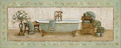 My Peaceful Bath I-Charlene Winter Olson-Art Print