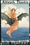 Peter and Wendy Flying from Peter Pan by J M Barrie (1860 - 1937) , Pub.1904 (Colour Litho)-Charles A Buchel-Giclee Print