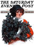 "Wounded Caddy," Saturday Evening Post Cover, July 18, 1936-Charles A. MacLellan-Giclee Print